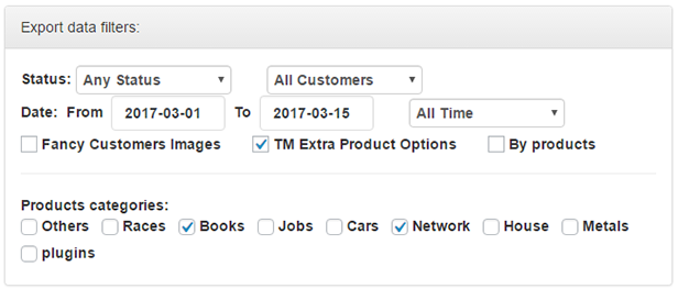 WooCommerce Orders and Products Export - 1