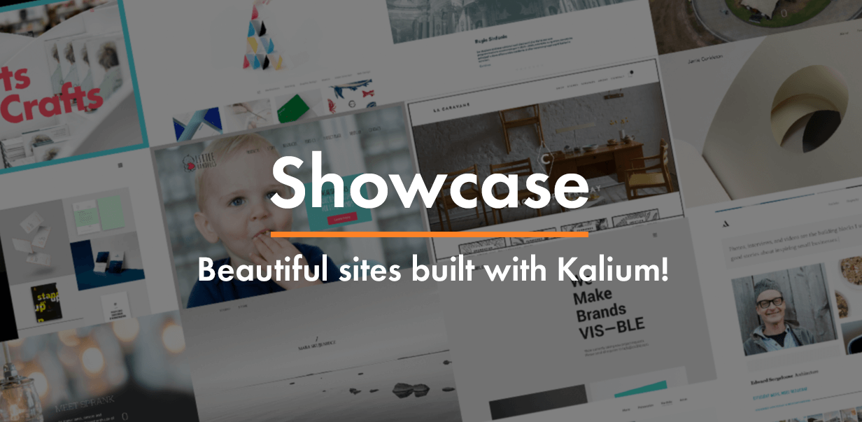 Theme Showcase, see what clients created with Kalium Theme