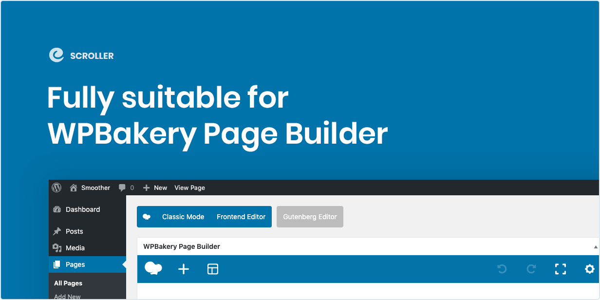 Entirely ideal for WPBakery Page Builder