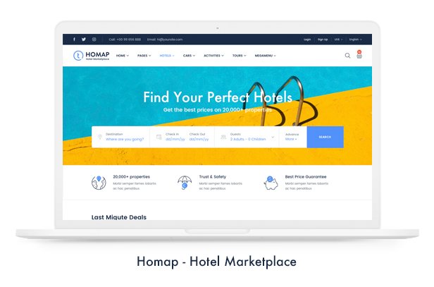 Travel Booking WordPress Theme - 7