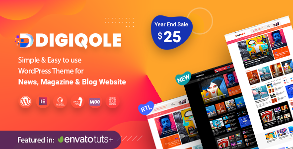 Photo of Get Digiqole – News Magazine WordPress Theme Download