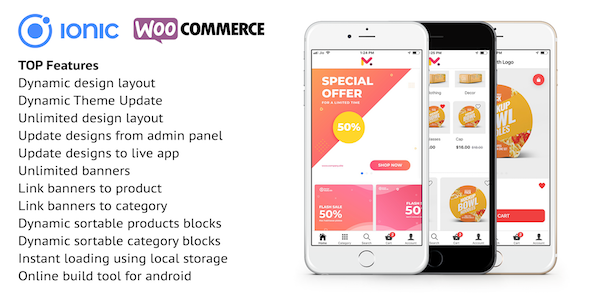 Photo of Get Ionic 4 app for WooCommerce Download