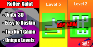 Roller Splat Game Unity Source Code