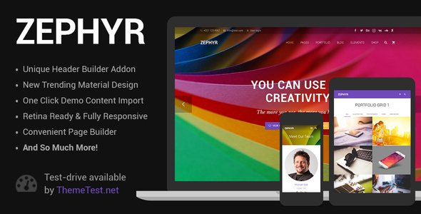 Photo of Get Zephyr | Material Design Theme Download