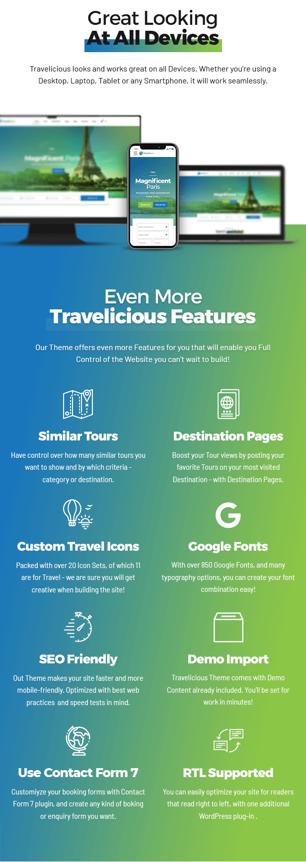 Travelicious - Tour Operator Theme - 9