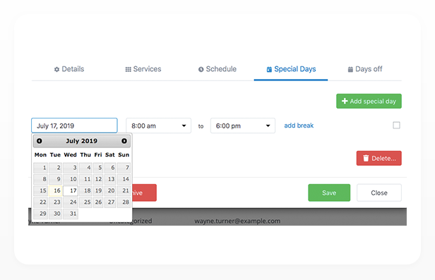 Bookly PRO – Appointment Booking and Scheduling Software System - 345