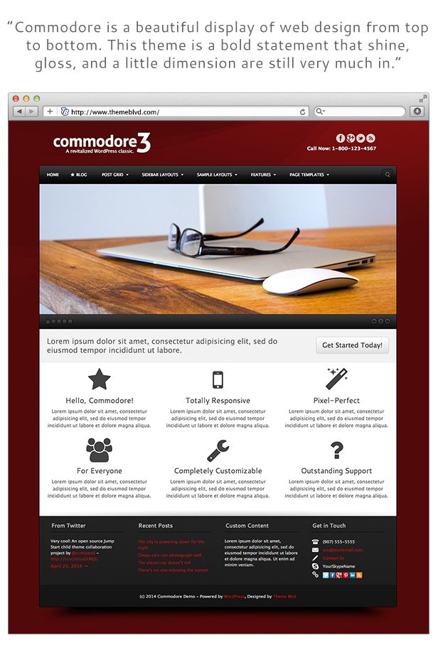 Commodore Responsive WordPress Theme - 5