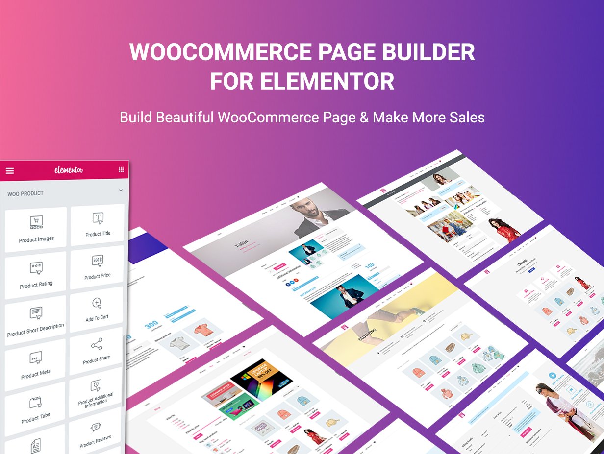 WooCommerce Page Builder For Elementor - 1