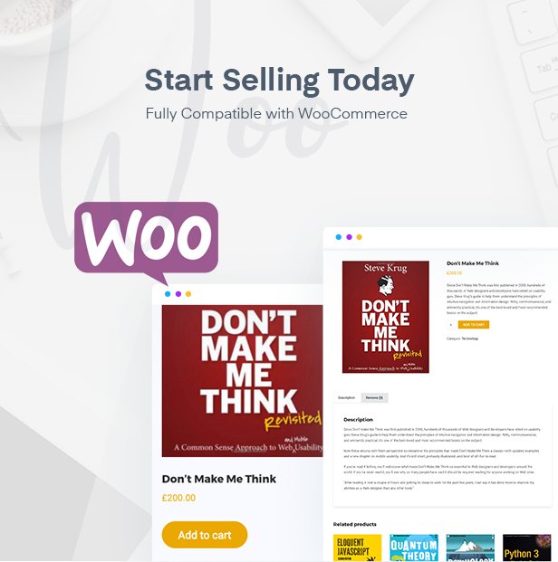 WooCommerce ready education WordPress theme
