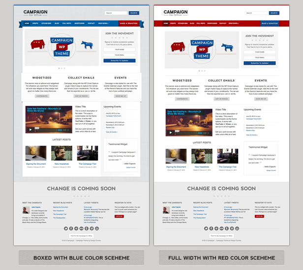 Campaign - Political WordPress Theme - 1