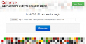 Colorize - URL to Color codes Extractor