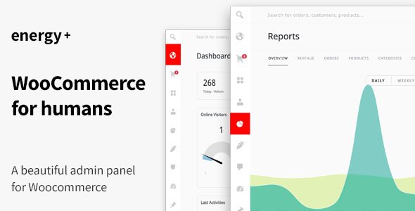 Photo of Get Energy+ A beautiful admin panel for WooCommerce Download