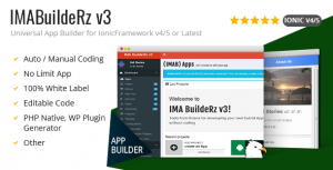 IMABuildeRz v3 - Universal AppBuilder for Ionic v4