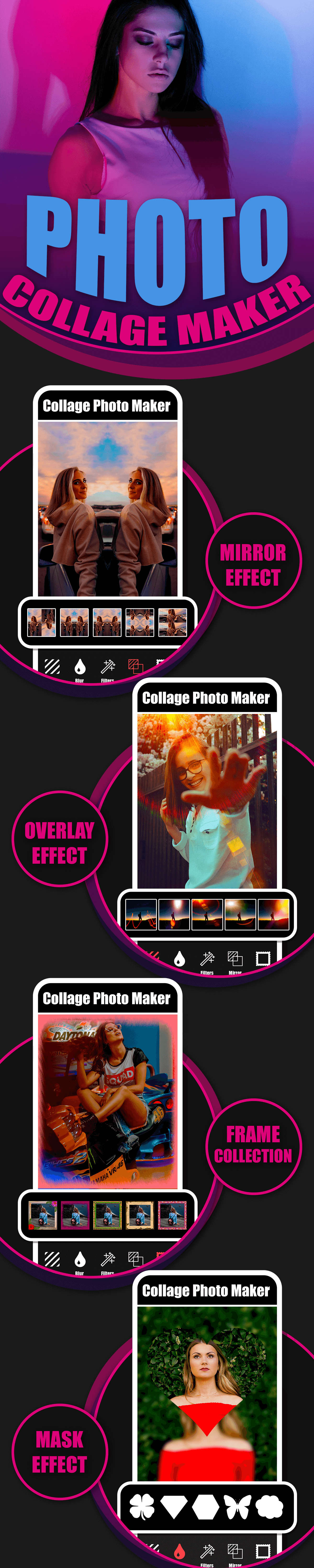 New Photo Collage Editor & Collage Pro Android App with Admob Ads Full Code, Guide - 1