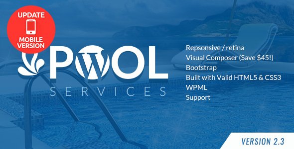 Photo of Get Pool Services WordPress Theme Download