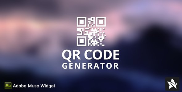 QR Code Generator for Adobe Muse