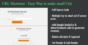 Url Shortener With Source Code | Asp Core