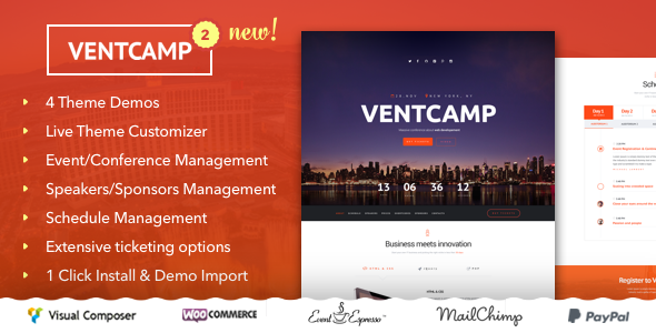 Photo of Get Ventcamp – Event and Conference Theme Download