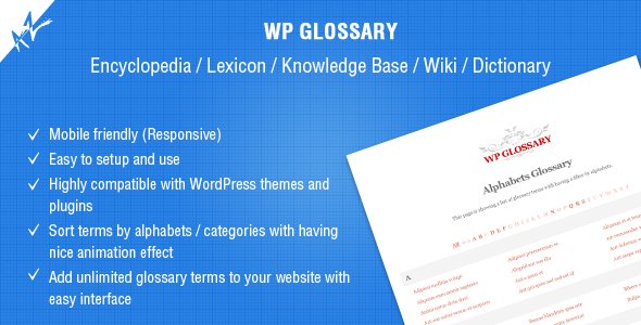 Photo of Get WP Glossary – Encyclopedia / Lexicon / Knowledge Base / Wiki / Dictionary Download