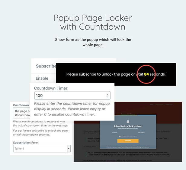 Subscribe to Unlock Opt In Content Locker WordPress Plugin - 14
