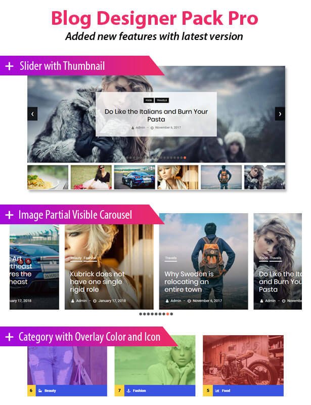 Blog Designer Pack Pro - News and Blog Plugin for WordPress - 1