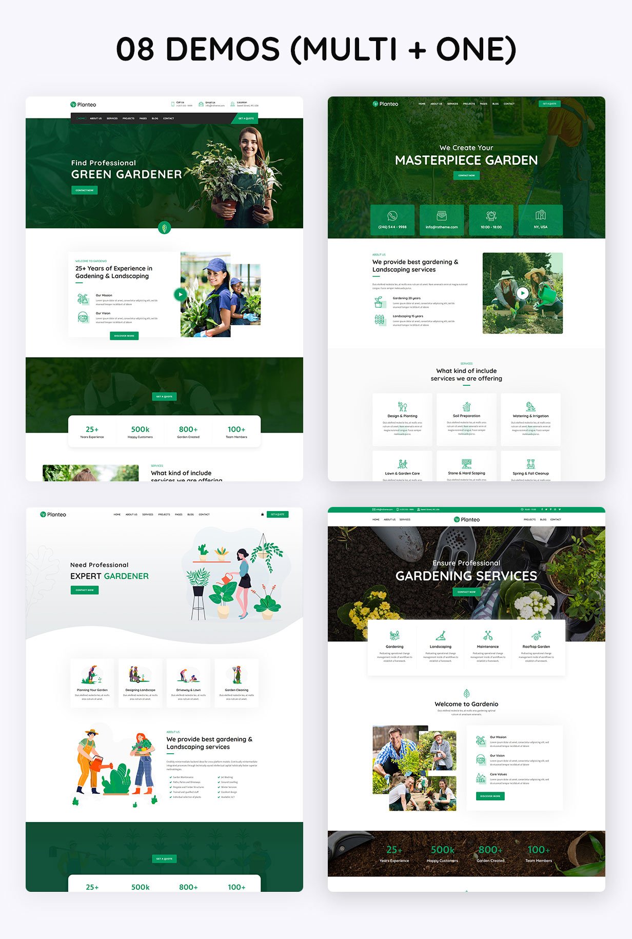 Planteo - Gardening & Landscaping WordPress Theme