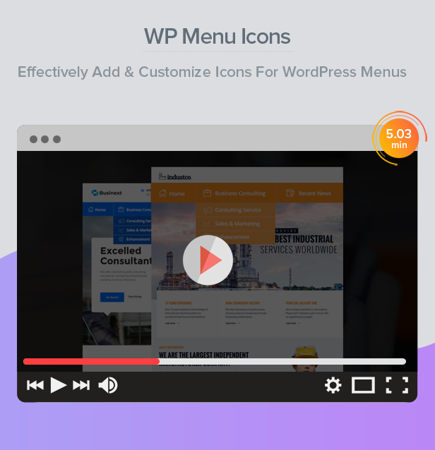 WP Menu Icons - Effectively Add & Customize Icons For WordPress Menus - 2