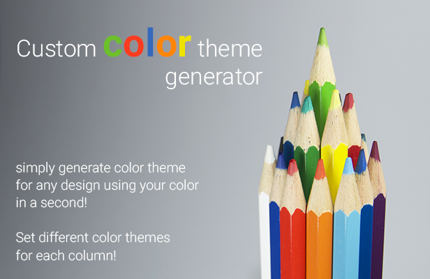 pricing table custom color theme generator