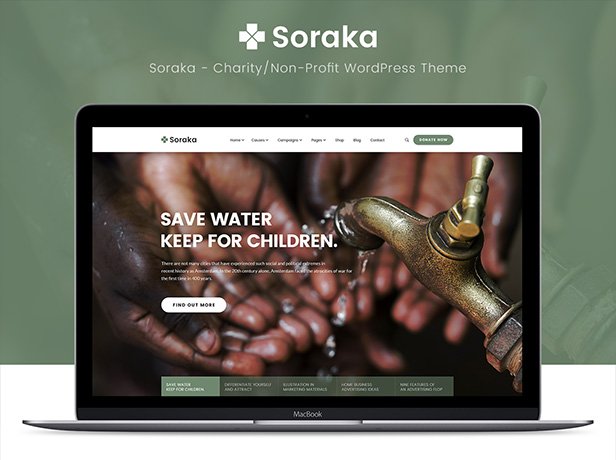 Charity Theme - Soraka Non-profit Organization WordPress Theme - 7