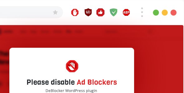 Photo of [Download] DeBlocker – Anti AdBlock for WordPress
