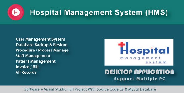 Hospital Management System | Patient Manage | Procedure & Invoice with source code