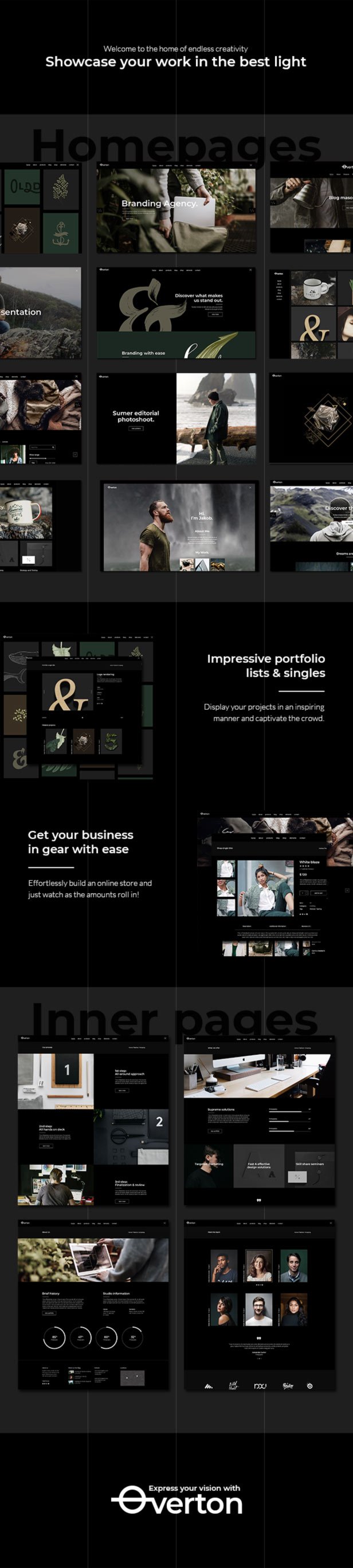 Overton - Creative Theme for Agencies and Freelancers - 1