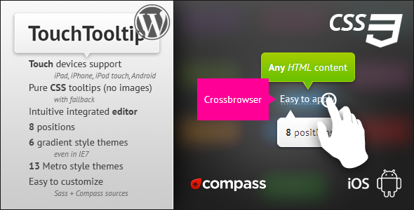 TouchTooltip — WordPress plugin