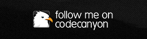 follow me on codecanyon