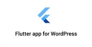 Flutter app for wordpress