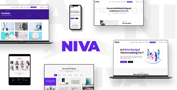 Niva -  Creative Agency WordPress Theme