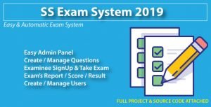 SS Examination Management System 2019 with source code