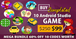 Special Bundle Offer For 10 Games Code 60% OFF+ Ready For Publish + Android