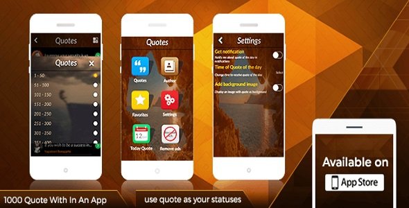 Success – Inspirational And Motivational Quotes (iOS App Source Code)