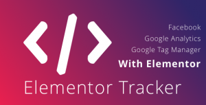 WordPress Elementor Tracker - Track Analytics Events using Elementor