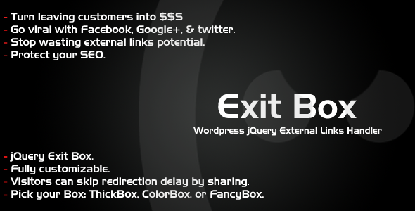 Photo of Get WordPress Exit Box Download