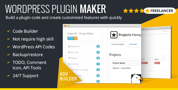 WordPress Plugin Maker - Freelancer Version