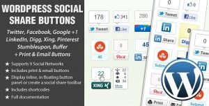 WordPress Social Share Buttons