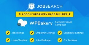 Wp JobSearch Plugin Short-codes Addon For Wp Bakery Page Builder Plugin