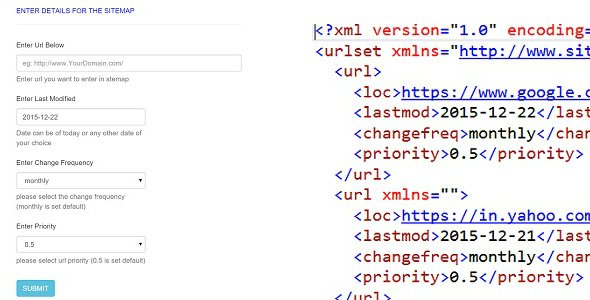 XML SiteMap Maker With Source Code And DLL