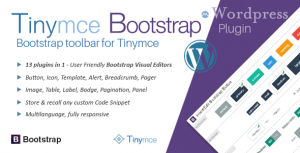 tinyMce Bootstrap Plugin for Wordpress