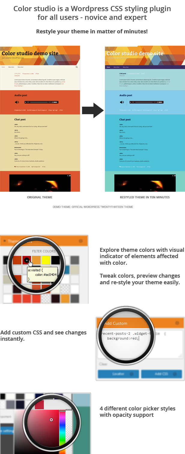 Color studio for WordPress - 7