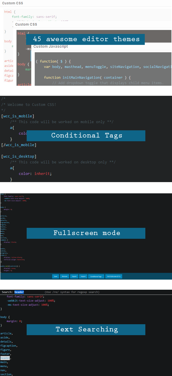 WP Custom Code - Another Script Customizer For Your Site - 1