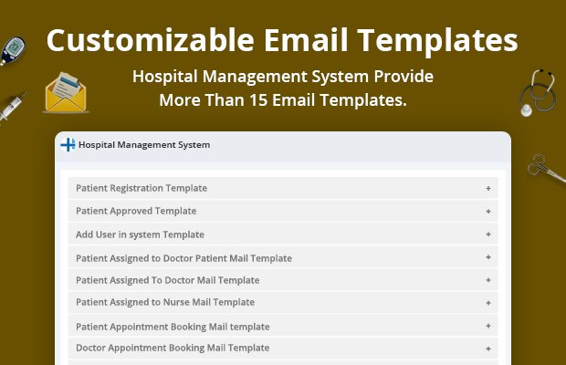 email alerts Hospital management system review