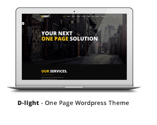 D-light - One Page Creative Wordpress Template
